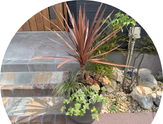 お庭のリフォーム・植栽の画像