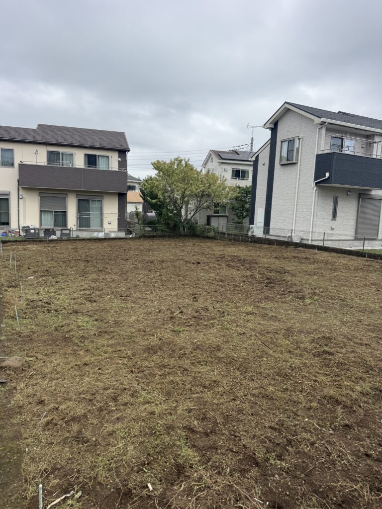 入間市N様邸　畑草刈り作業 施工後