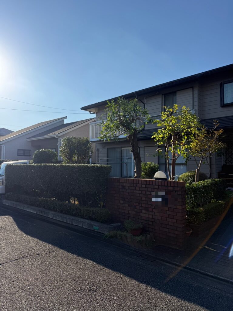 入間市Y様邸 庭木剪定作業 施工後